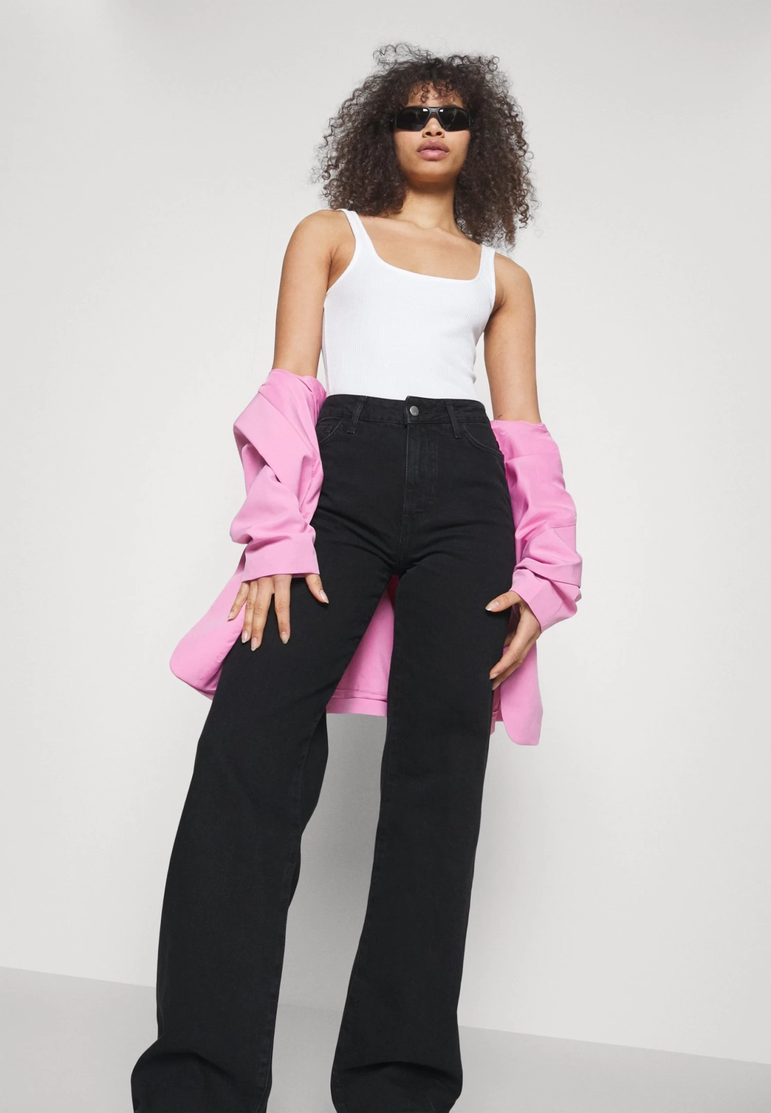 Jeans BaggyBlack Denim Donna Jeans EVI21N008-Q11 - immagine 4