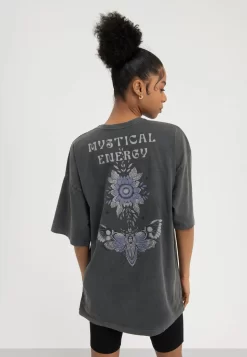 Even&Odd T-Shirt Con StampaBlack Donna T-shirt E Top EV421D23T-Q11