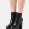 Even&Odd Stivaletti Con PlateauBlack Donna Stivaletti EV411N0E7-Q11