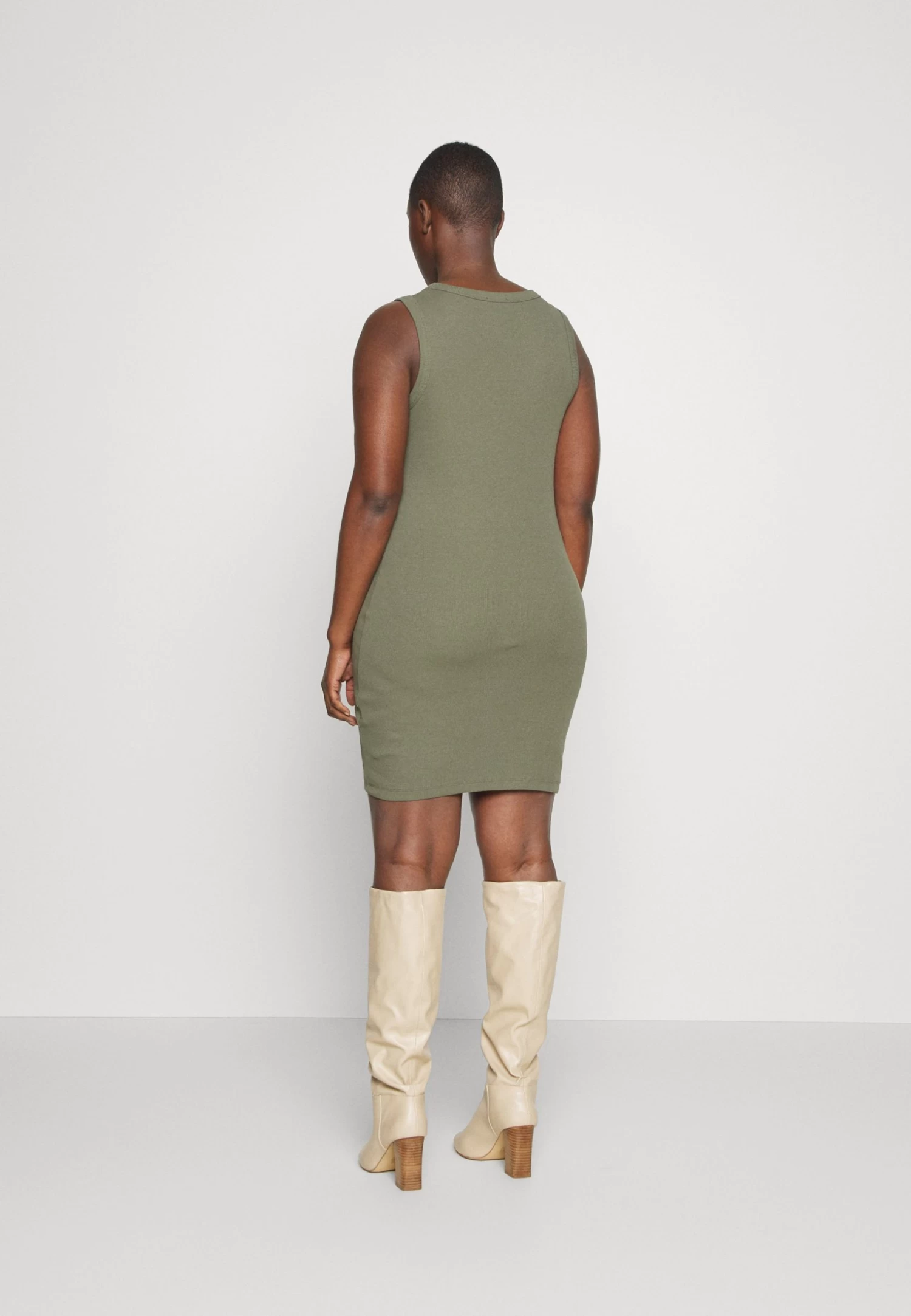 2 PackVestito EstivoBlack/Khaki Donna Vestiti EVB21C03M-Q11 - immagine 3