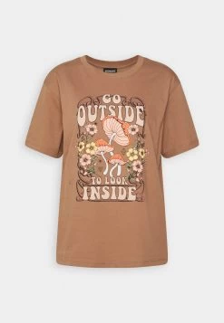 Even&Odd T-Shirt Con StampaBrown Donna T-shirt E Top EV421D21S-O11