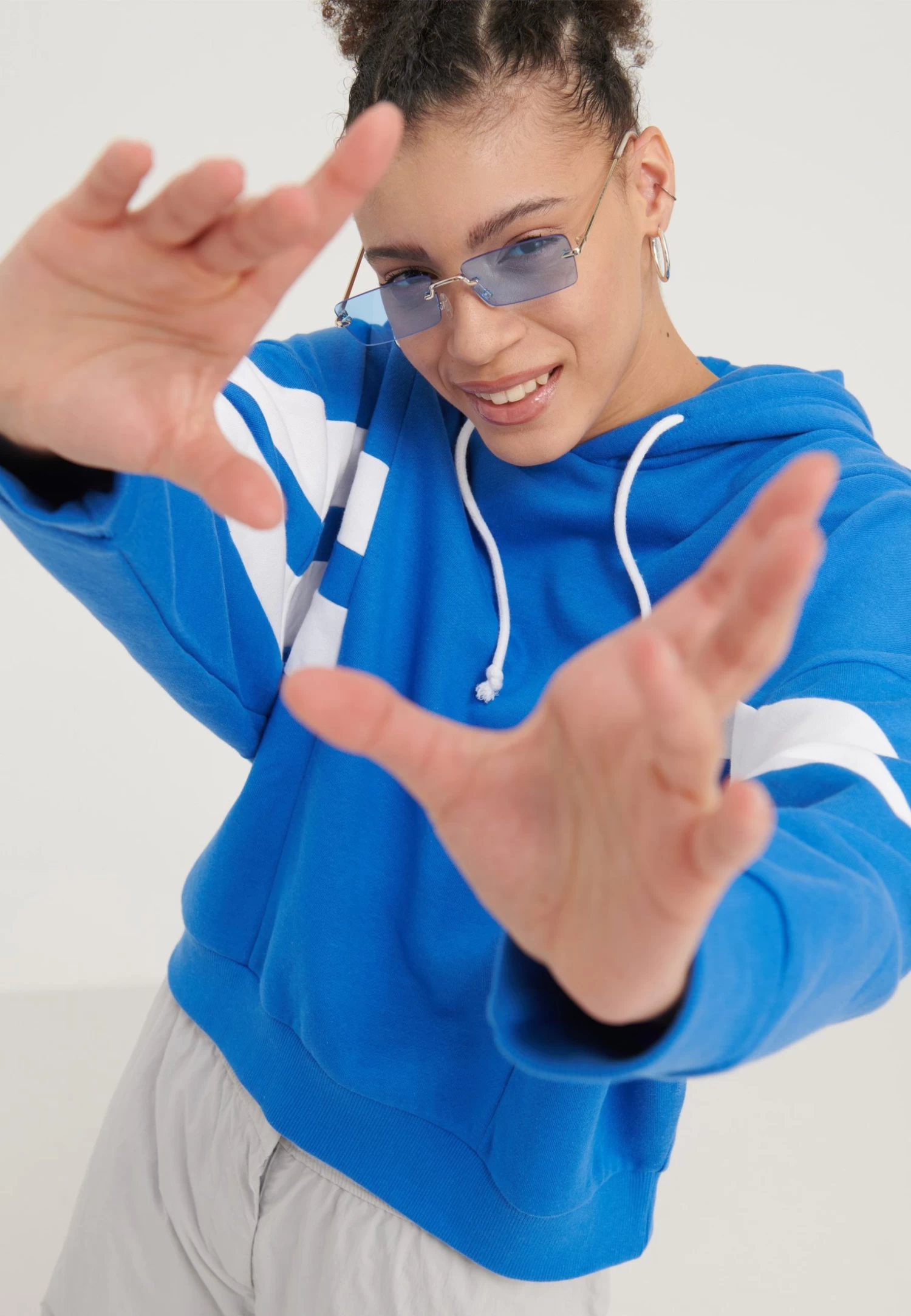 Even&Odd FelpaBlue/White Donna Felpe EV421J0BK-K11 - immagine 5