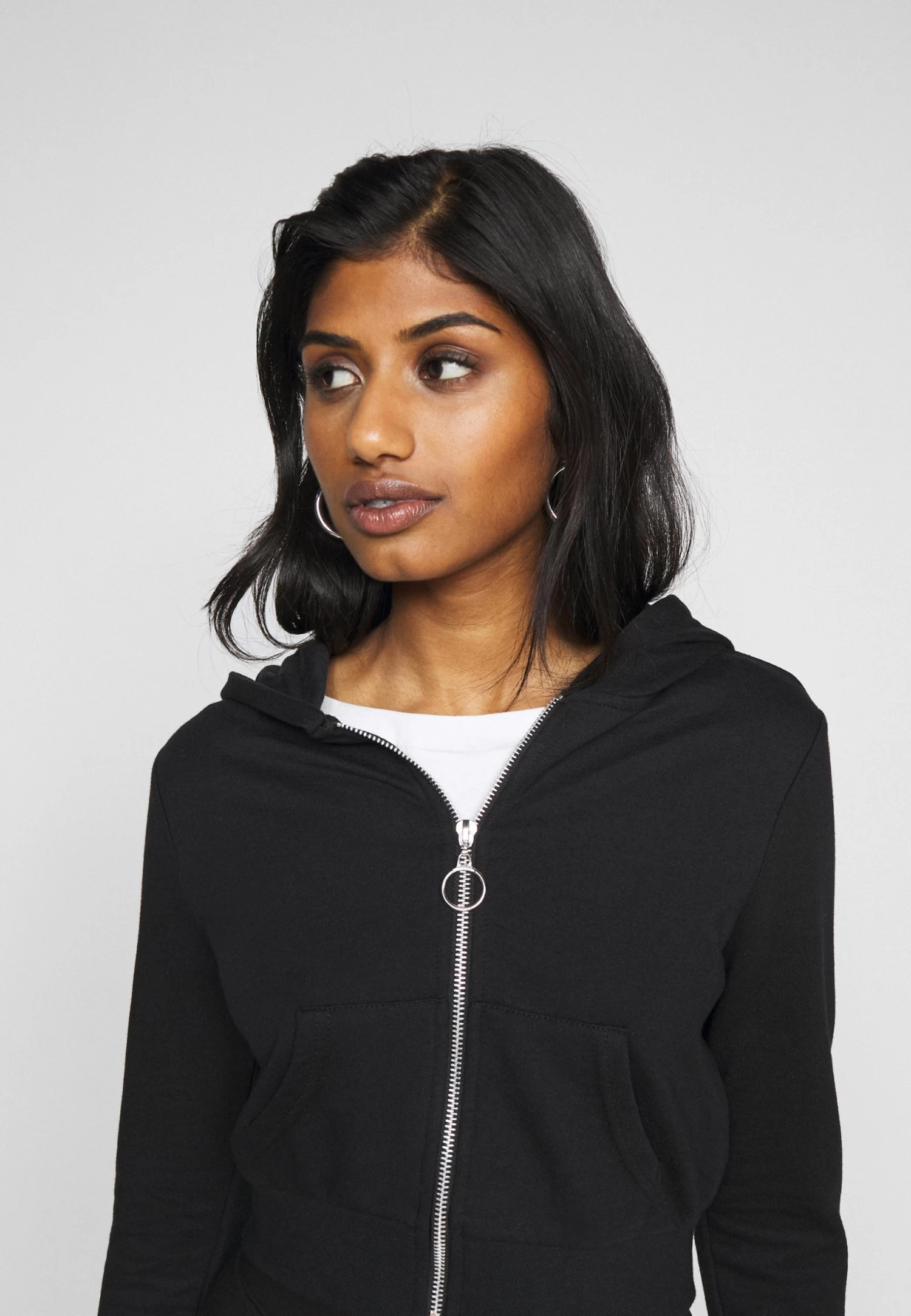 Felpa Con ZipBlack Donna Felpe EVF21J002-Q11 - immagine 6