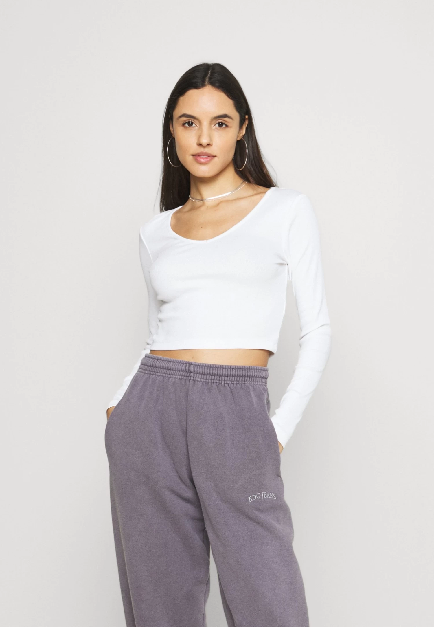 Even&Odd 3 PackMaglietta A Manica LungaBlack/White/Grey Donna T-shirt E Top EV421D1LT-Q11 - immagine 5