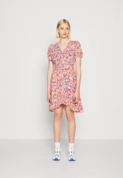 Even&Odd Vestito Estivo - Blue/Red