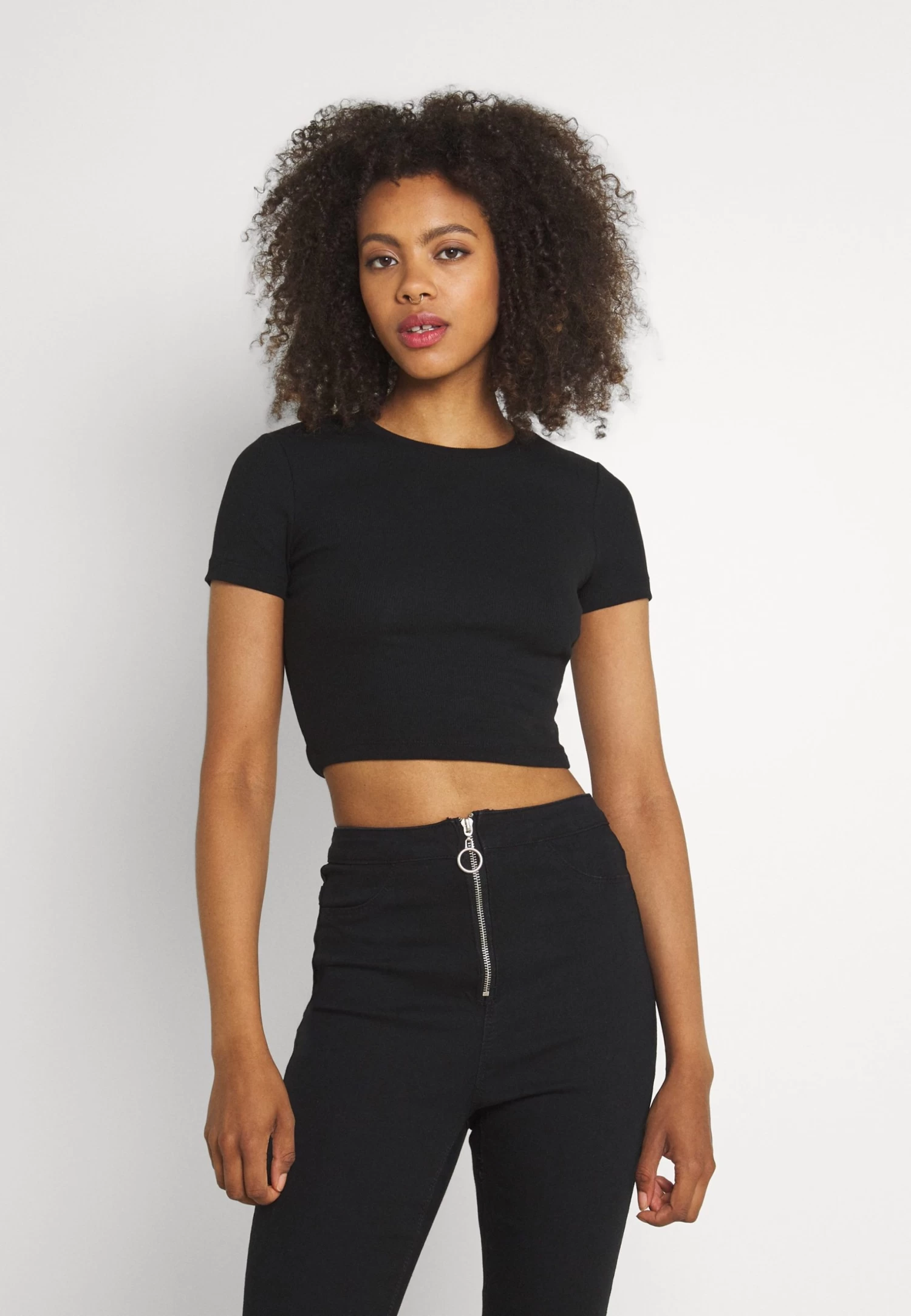 Even&Odd 3 PackT-Shirt BasicBlack/White/Khaki Donna T-shirt E Top EV421D1CU-Q11 - immagine 4