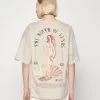Even&Odd Liz Venus Back PrintT-Shirt Con StampaBeige Donna T-shirt E Top EV421D248-B11
