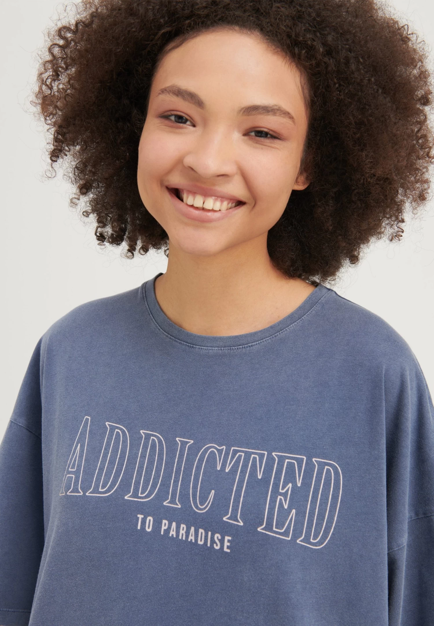 Even&Odd T-Shirt Con StampaDark Blue Donna T-shirt E Top EV421D25R-K11 - immagine 5