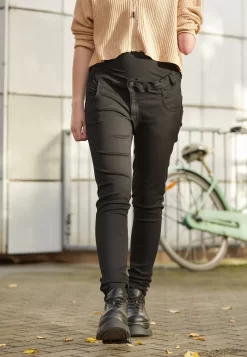 Even&Odd Jeans Slim FitBlack Denim Donna Jeans EV421N05X-Q11