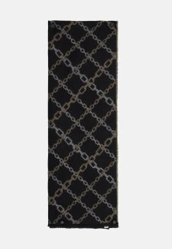 Even&Odd Sciarpa - Black/Camel/Off-White