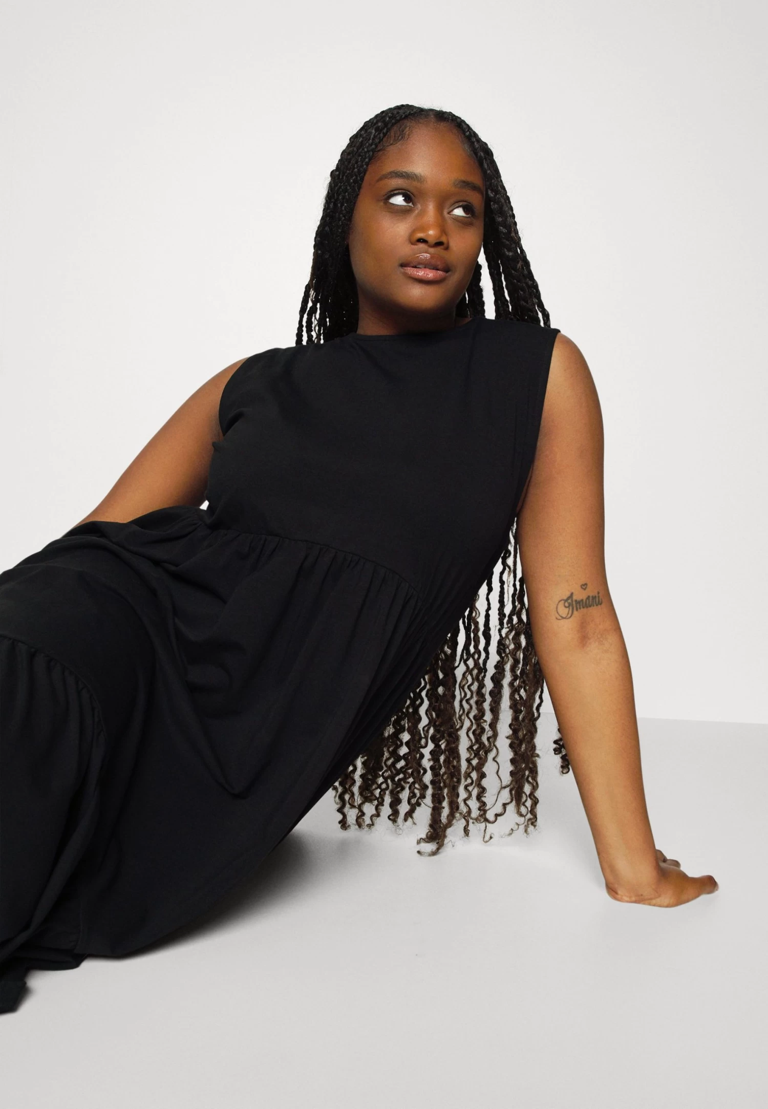 Sleeveless Dress Vestito EstivoBlack Donna Vestiti EVB21C03P-Q11 - immagine 4