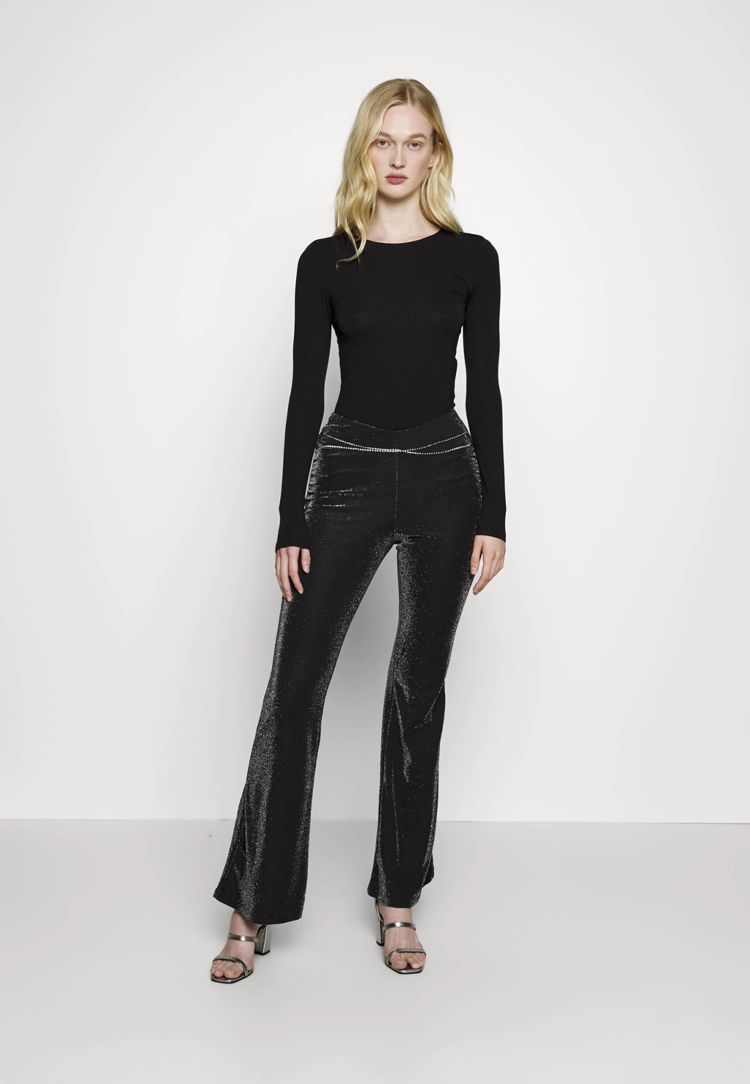 Pantaloni - - Black- Silver - immagine 2