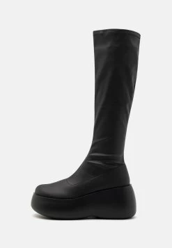 Even&Odd Stivali Con PlateauBlack Donna Stivali EV411A0XF-Q11