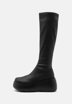 Even&Odd Stivali Con PlateauBlack Donna Stivali EV411A0XF-Q11