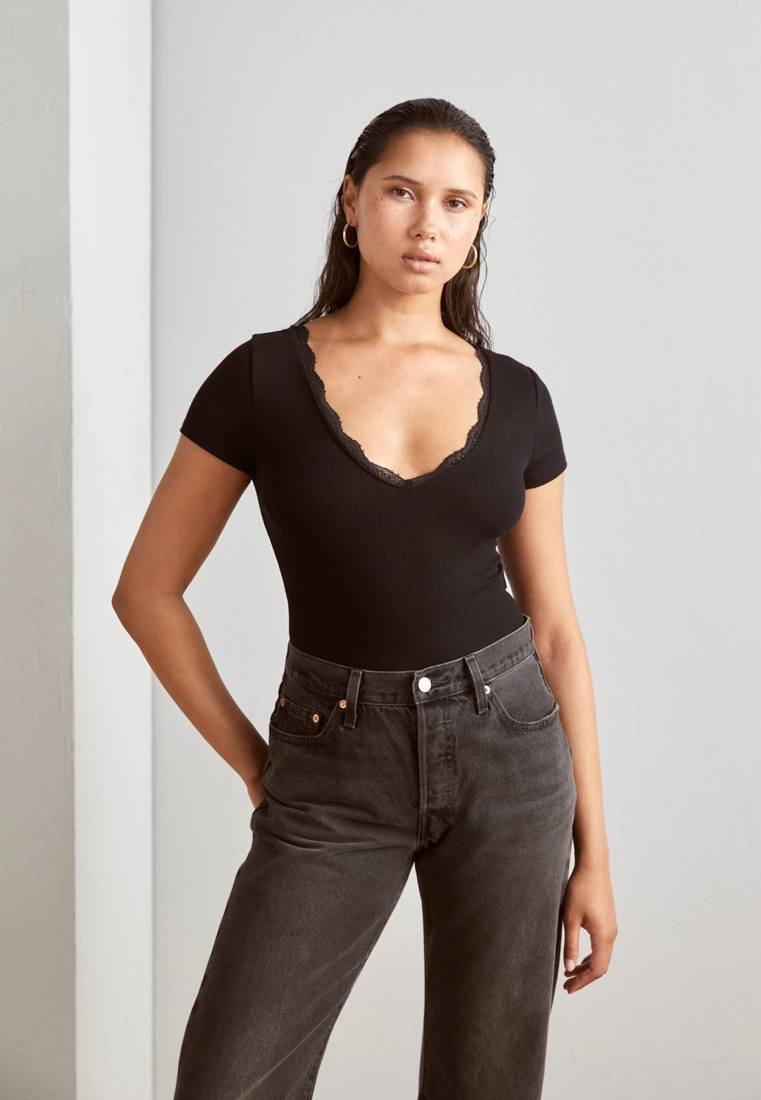 Even&Odd T-Shirt Con StampaBlack Donna T-shirt E Top EV421D26C-Q11