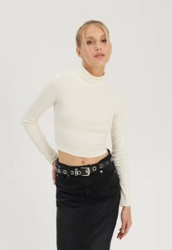 Even&Odd Maglietta A Manica LungaOff-White Donna T-shirt E Top EV421D24N-A11