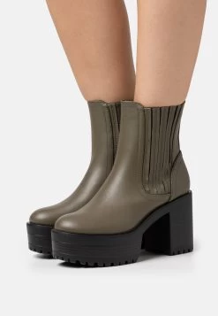 Stivaletti Con PlateauHaki Donna Stivaletti EVC11N02H-N11