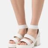 Sandali Con PlateauWhite Donna Sandali EVC11A01L-A11