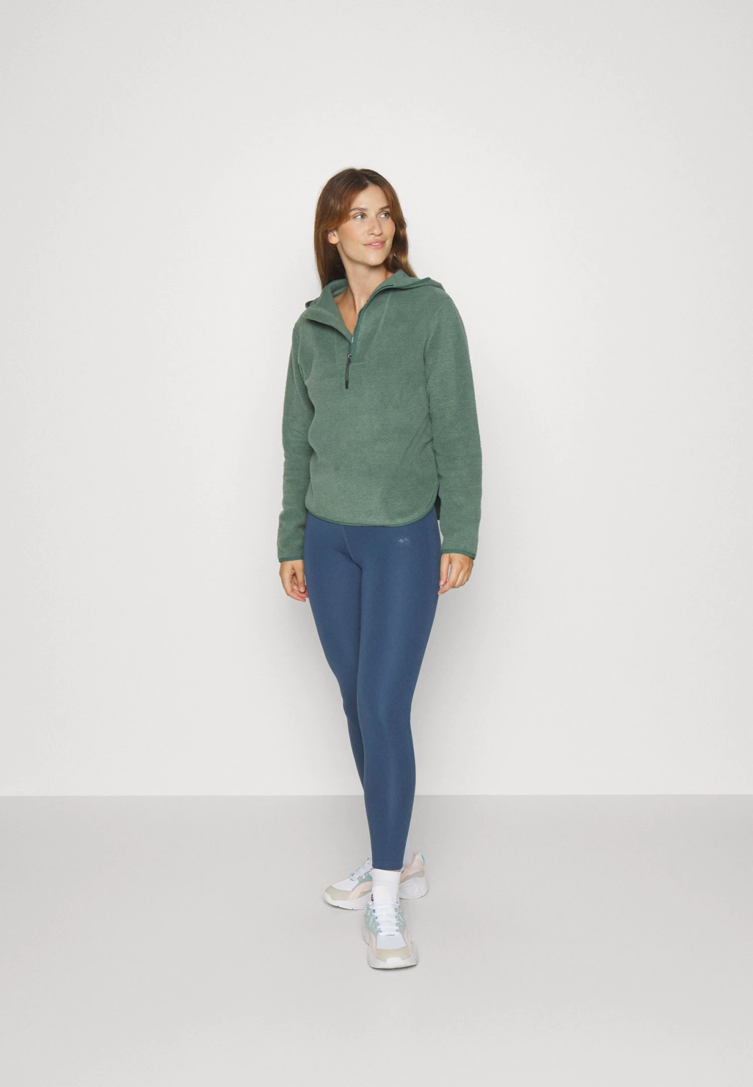 Felpa In PileDark Green Donna Felpe EV941F00S-M11 - immagine 2