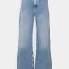 Jeans A ZampaBlue Denim Donna Jeans EVI21N00C-K11
