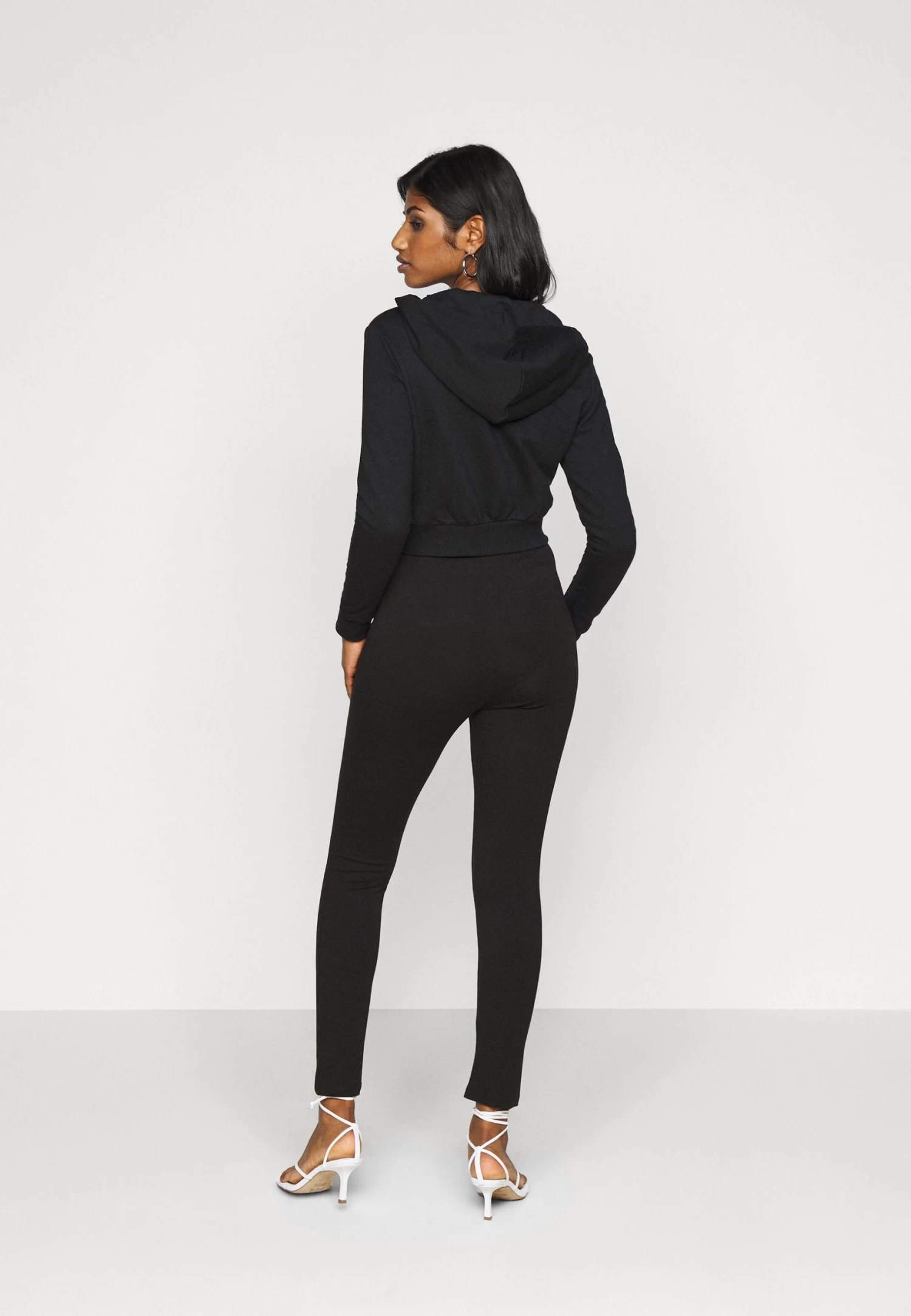 Felpa Con ZipBlack Donna Felpe EVF21J002-Q11 - immagine 3