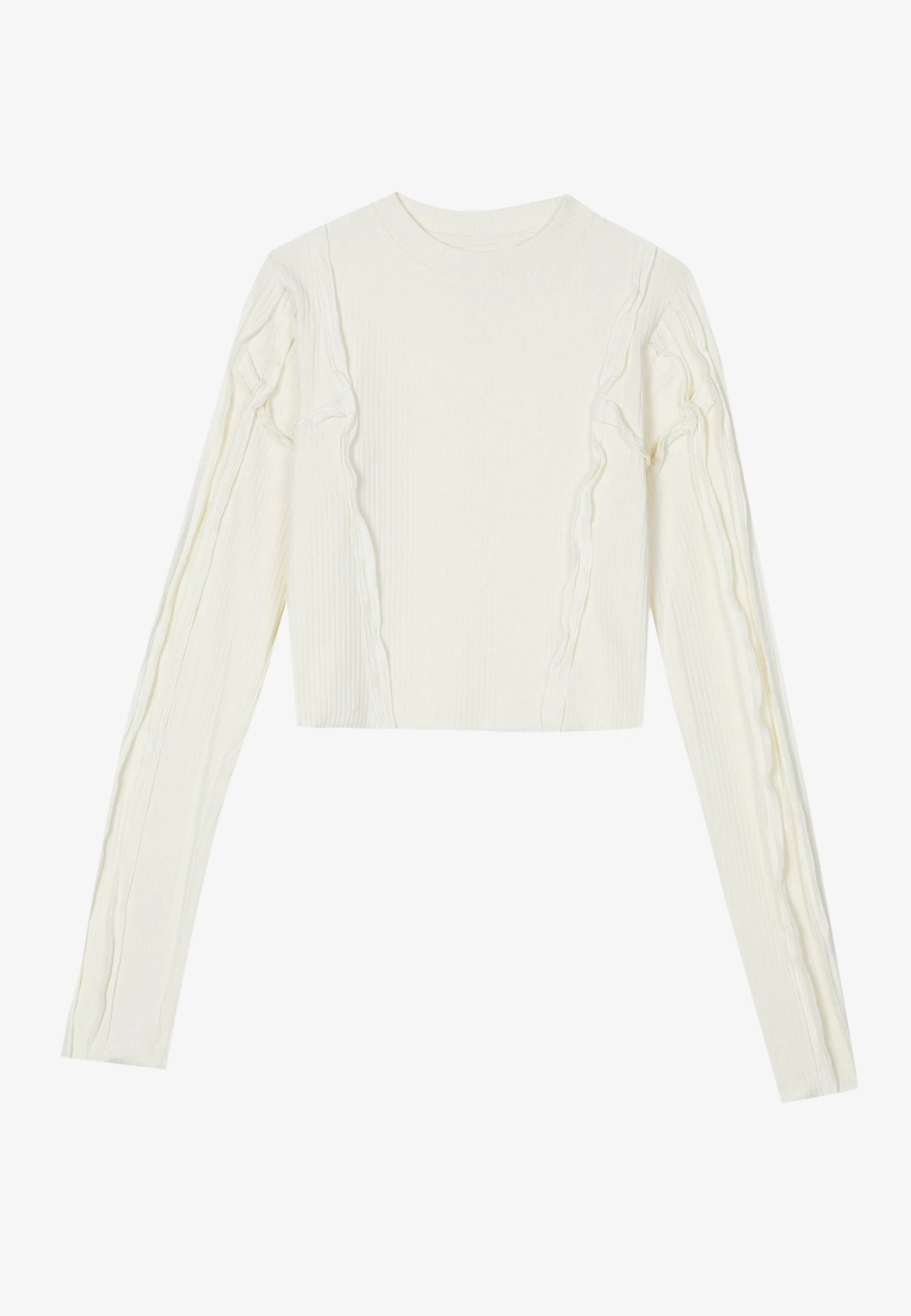 Even&Odd Maglietta A Manica LungaOff-White Donna T-shirt E Top EV421D24O-A11 - immagine 5