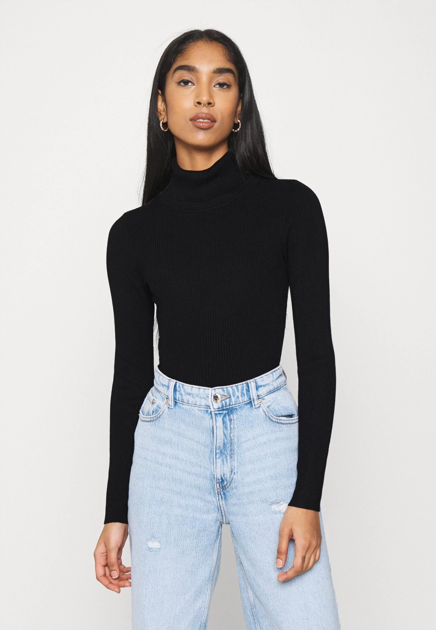 Even&Odd Cropped Turtle Neck 2 PackMaglioneBlack/ White Donna Maglieria EV421I0CW-Q11 - immagine 5
