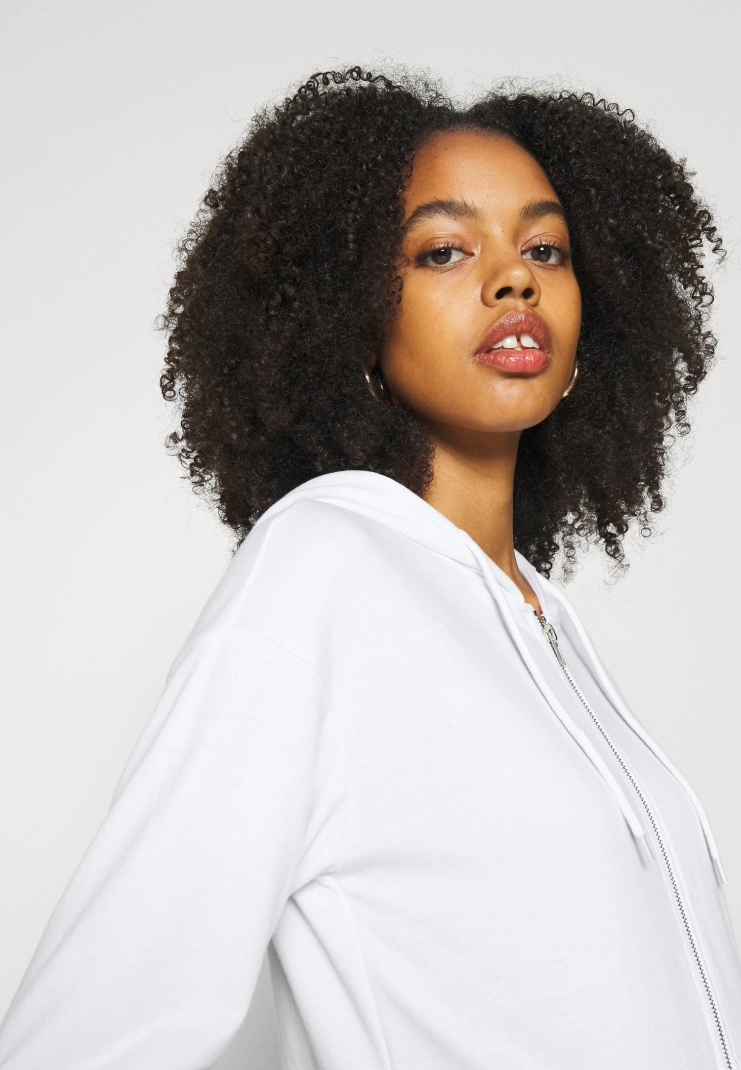 Even&Odd Felpa Con ZipWhite Donna Felpe EV421J08R-A11 - immagine 6