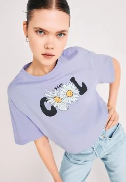 Even&Odd T-Shirt Con StampaPurple Donna T-shirt E Top EV421D26N-I11