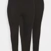2 Pack7/8 Lenght LeggingLeggingsBlack Donna Pantaloni EVB21A00W-Q11