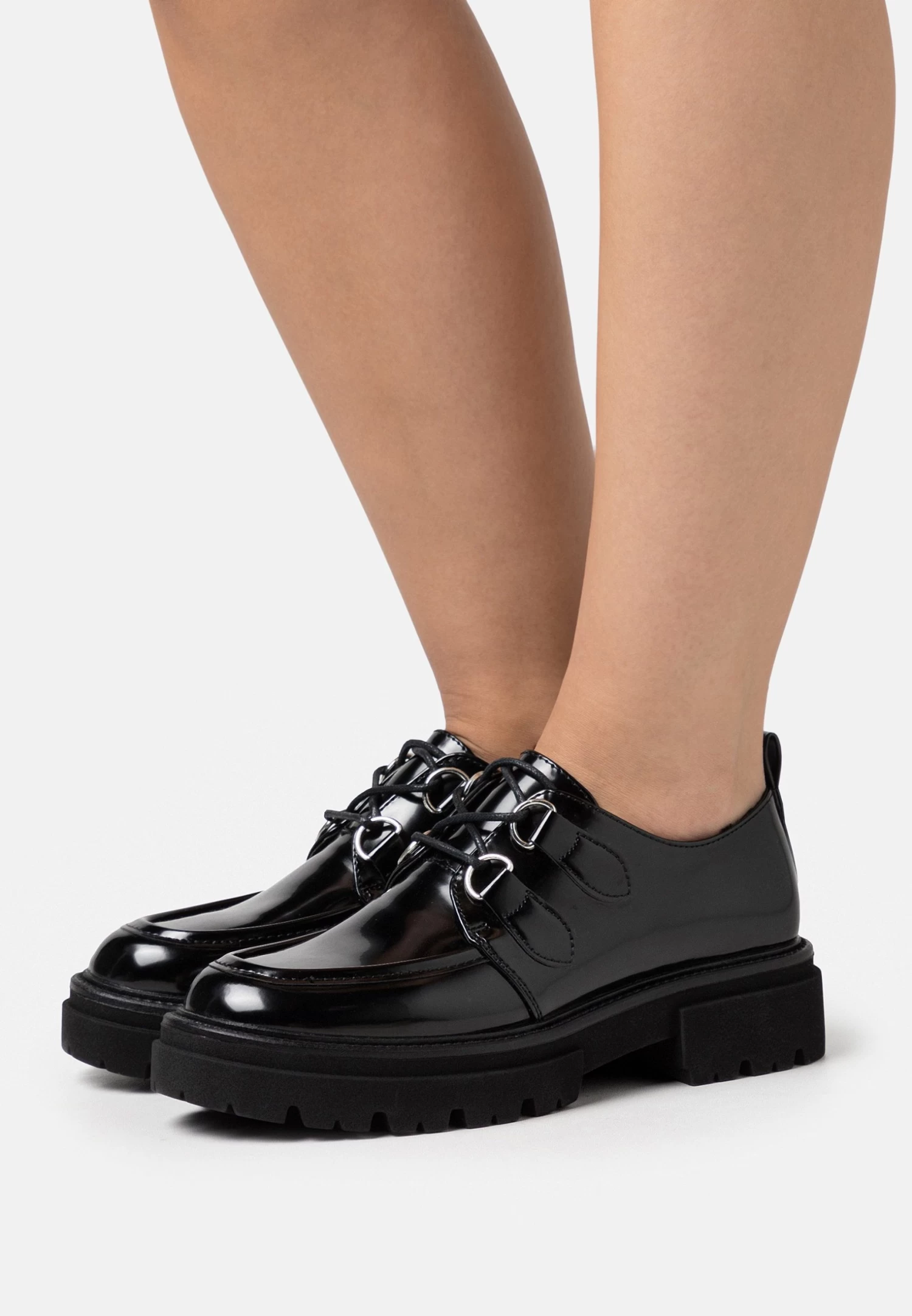 Even&Odd StringateBlack Donna Scarpe Piatte EV411E04O-Q11