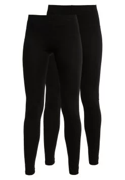 2 PackLeggingsBlack Donna Pantaloni EVI21A000-Q11