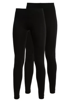 2 PackLeggingsBlack Donna Pantaloni EVI21A000-Q11