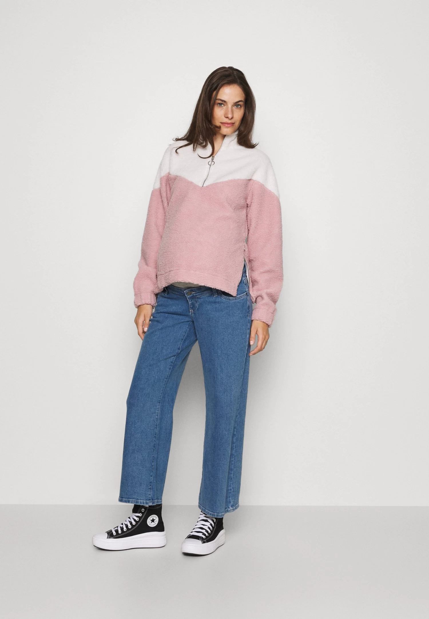 Felpa In PileOff-White/Pink Donna Felpe EVO29J00A-A11 - immagine 2