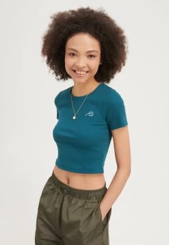 Even&Odd T-Shirt BasicTeal Donna T-shirt E Top EV421D25E-P11