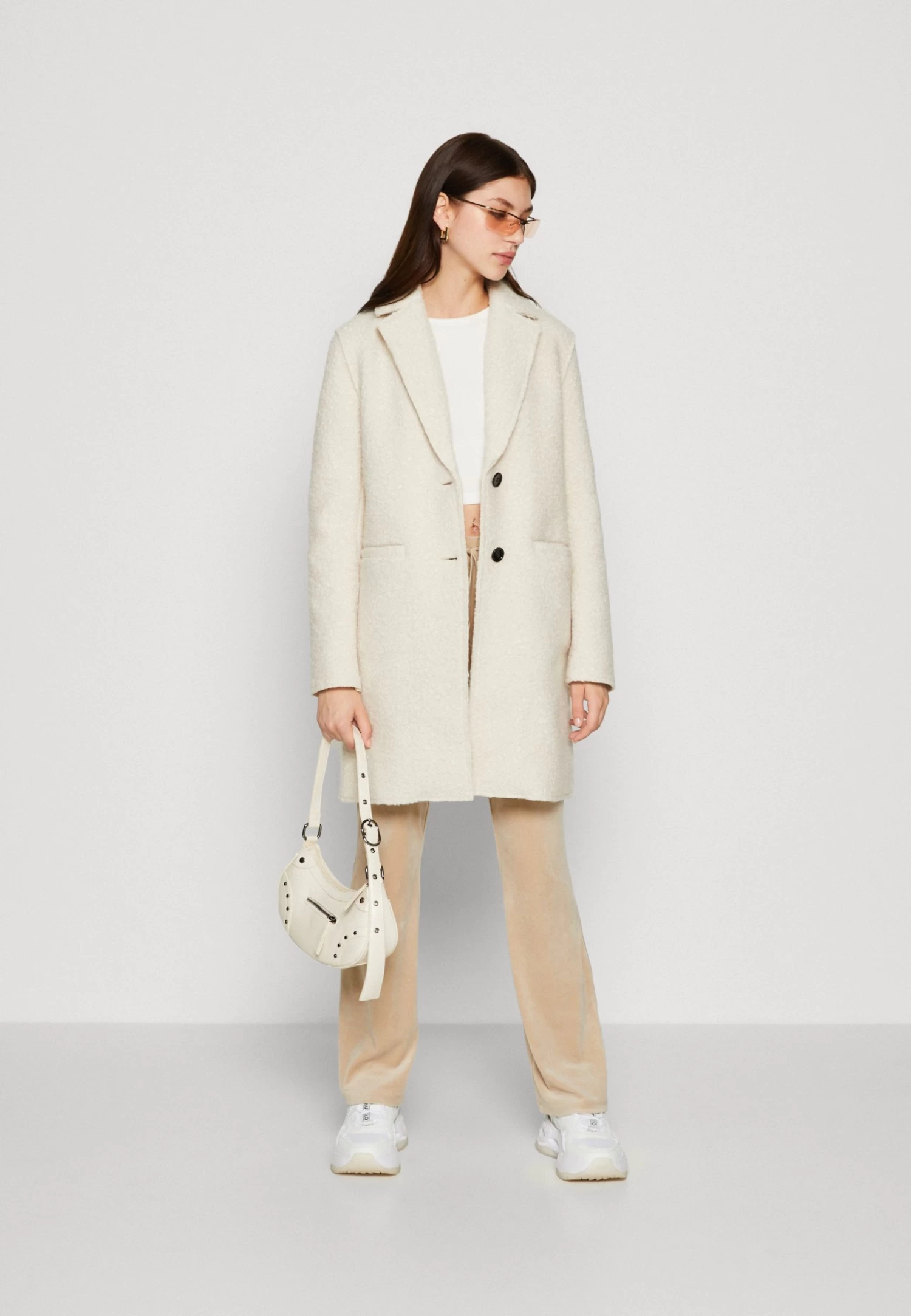 Even&Odd Cappotto CortoOff White Donna Cappotti EV421U038-A11 - immagine 2