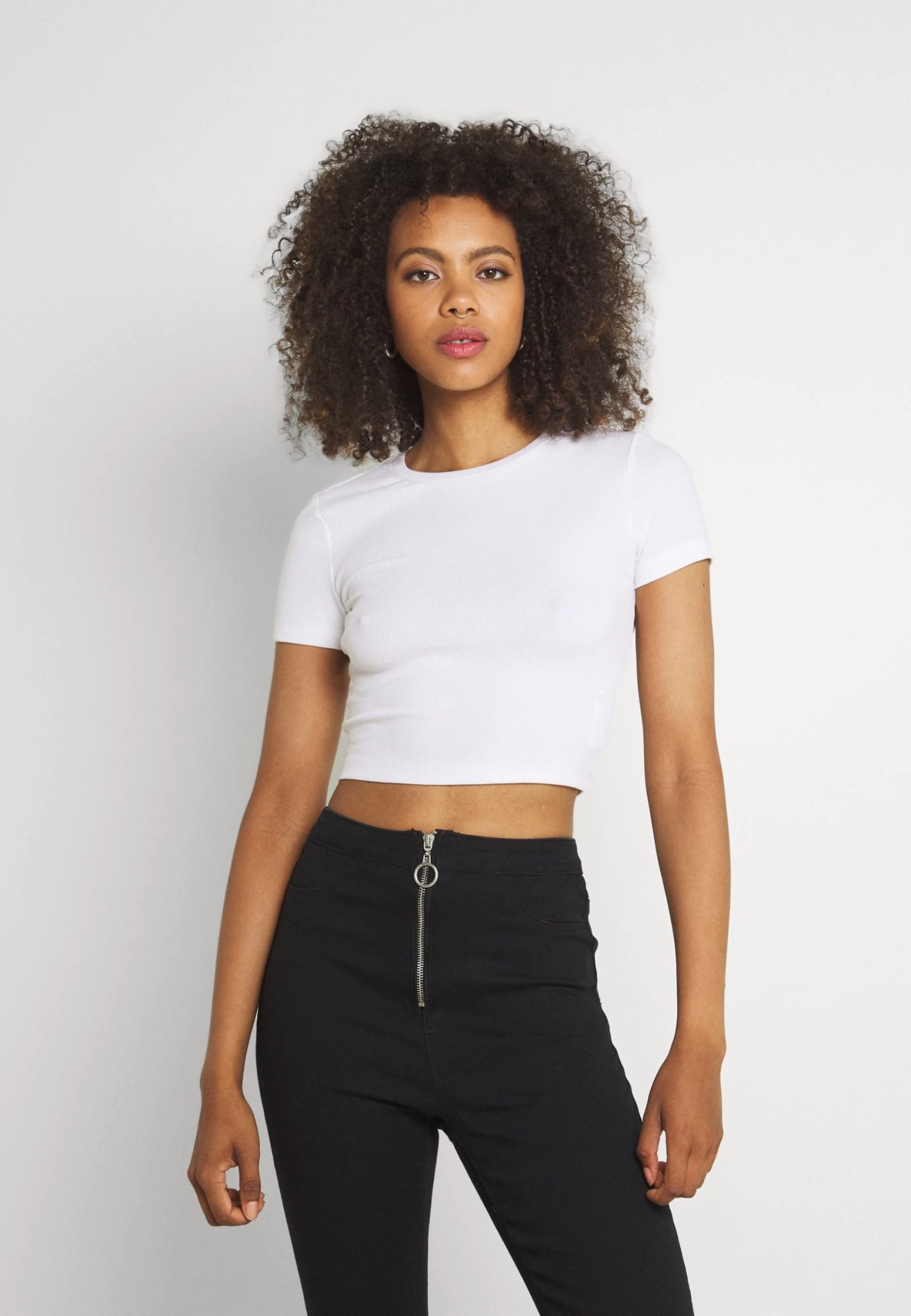 Even&Odd 3 PackT-Shirt BasicBlack/White/Khaki Donna T-shirt E Top EV421D1CU-Q11 - immagine 5