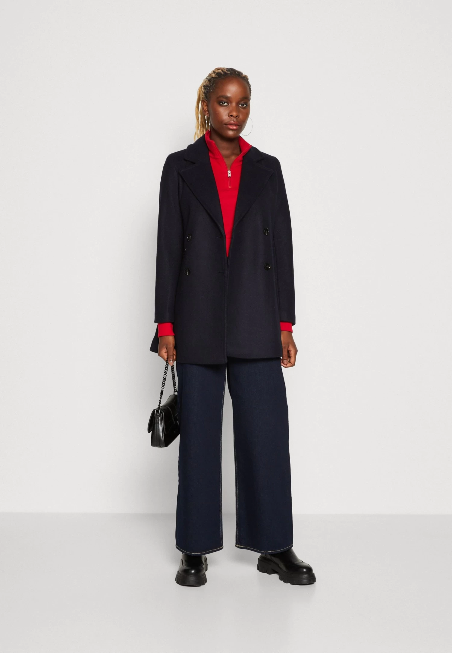 Even&Odd Cappotto CortoDark Blue Donna Cappotti EV421U03D-K11 - immagine 2