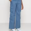 Even&Odd Pantaloni CargoBlue Donna Pantaloni EV421A0D7-K11