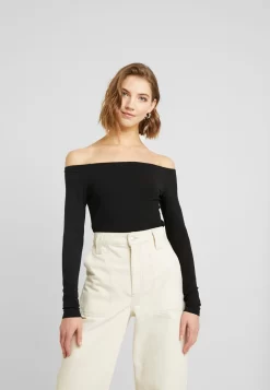 Even&Odd BasicMaglietta A Manica LungaBlack Donna T-shirt E Top EV421D19Y-Q11