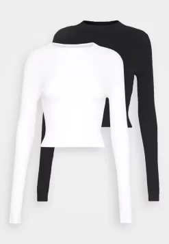 Even&Odd 2 PackMaglioneBlack/White Donna Maglieria EV421I0CL-Q11