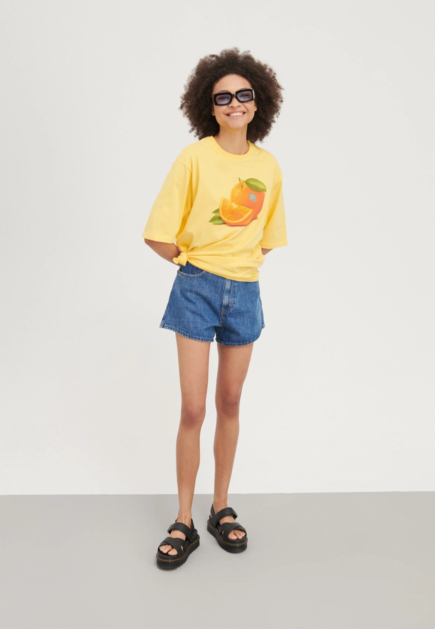 Even&Odd T-Shirt Con StampaYellow Donna T-shirt E Top EV421D25P-E11 - immagine 2