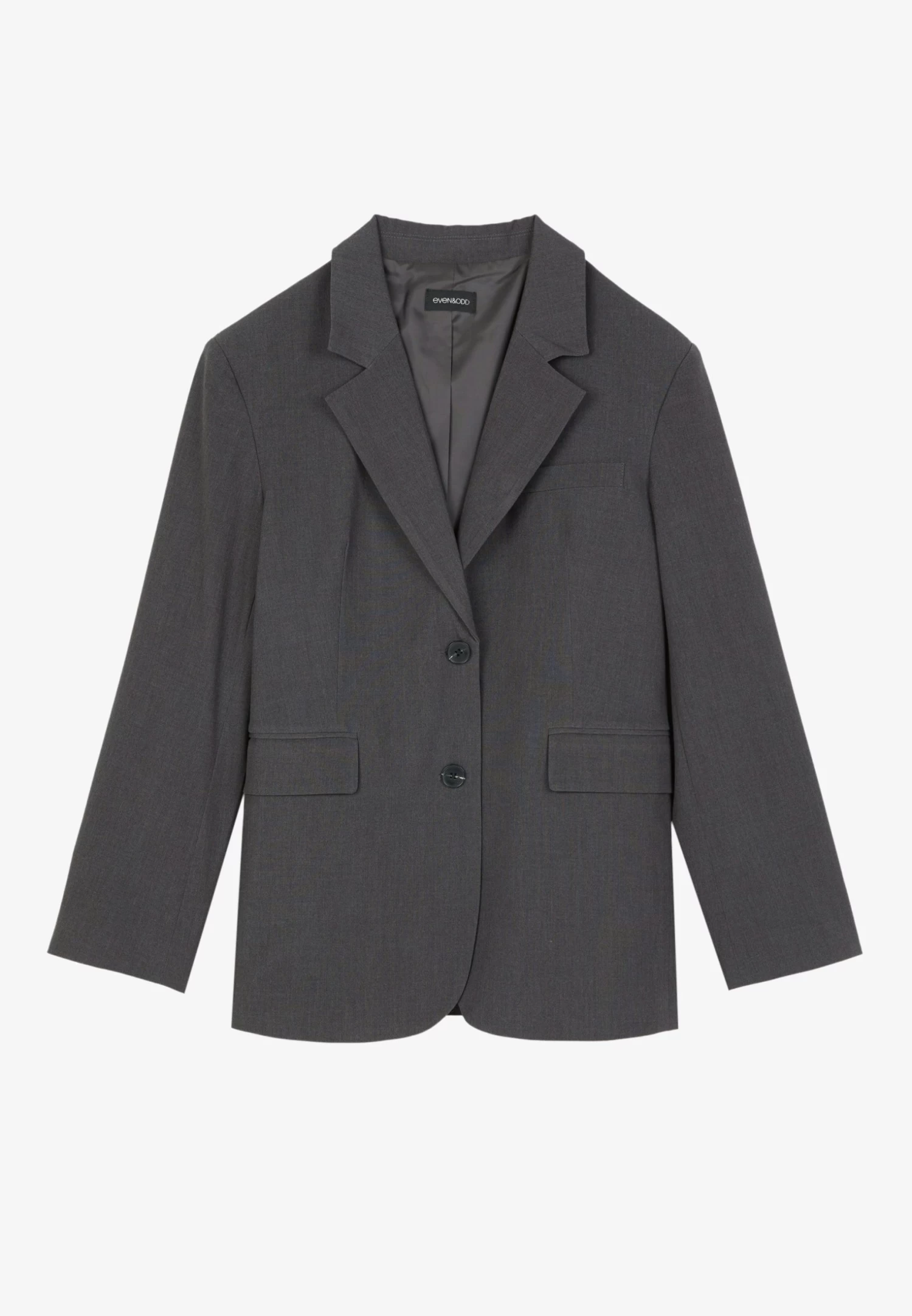 Even&Odd Oversize Kurzmantel - Giacca Leggera - Mottled Grey - immagine 4