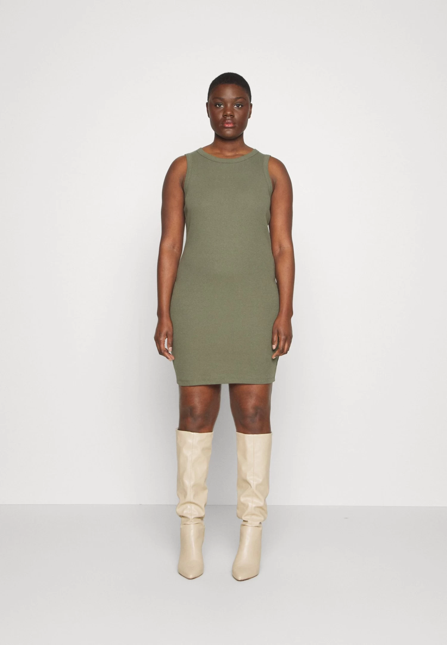 2 PackVestito EstivoBlack/Khaki Donna Vestiti EVB21C03M-Q11 - immagine 2