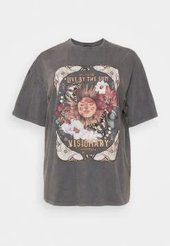 T-Shirt Con StampaBlack Donna T-shirt E Top EVB21D04M-Q11