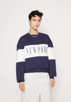 Even&Odd FelpaDark Blue/White Donna Felpe EV421J0DQ-K11