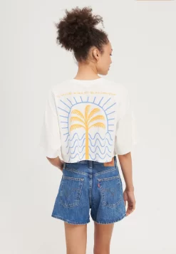 Even&Odd T-Shirt Con StampaOff-White Donna T-shirt E Top EV421D25V-A11