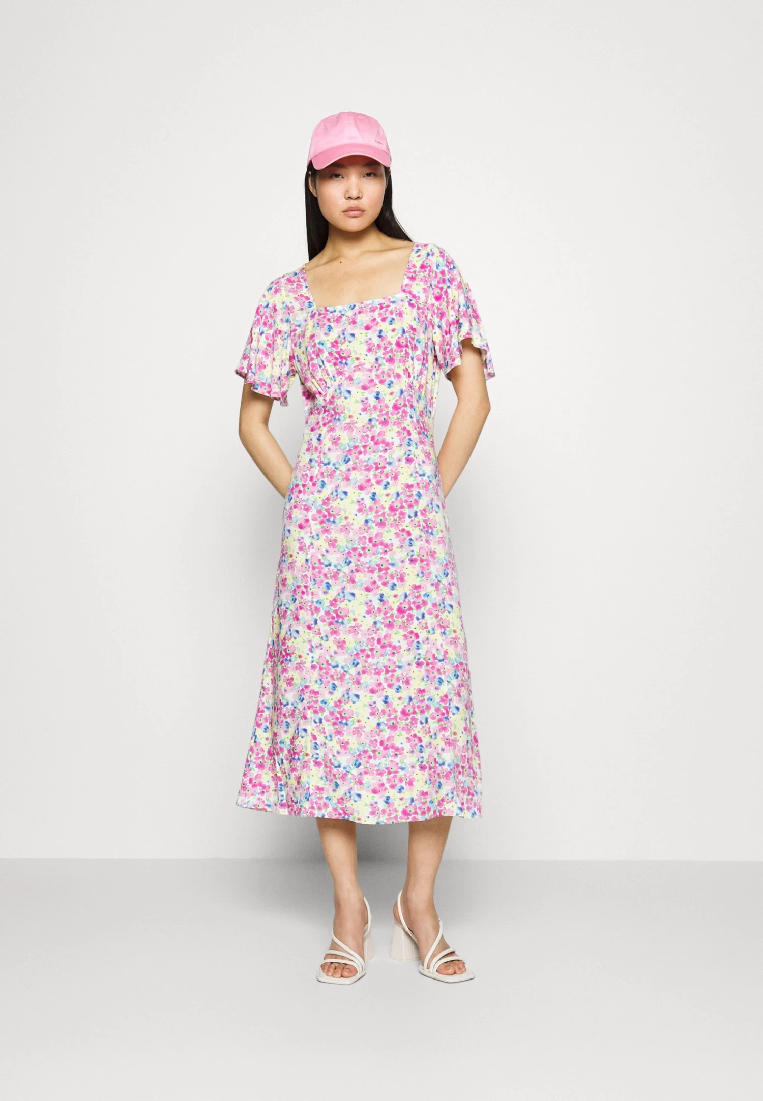 Even&Odd Vestito Estivo - Pink/Blue - immagine 2