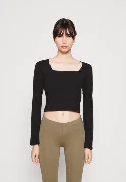 Even&Odd Maglietta A Manica LungaBlack Donna T-shirt E Top EV421D24V-Q11