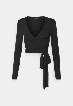 Even&Odd Maglietta A Manica LungaBlack Donna T-shirt E Top EV421D1KC-Q11